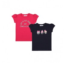 Dirkje Meisjes T-Shirt 2 pack