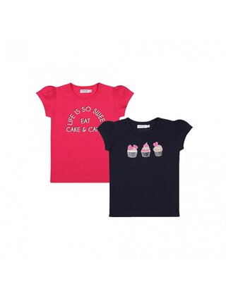Dirkje Meisjes T-Shirt 2 pack