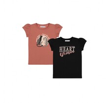 Dirkje Meisjes T-Shirt 2 pack