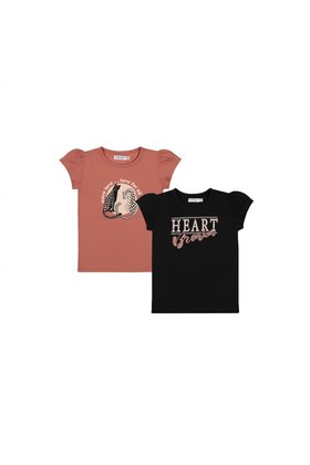 Dirkje Meisjes T-Shirt 2 pack