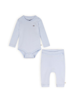 NONO Petite Maison 2-delige set Stormy: body met lange mouw+joggerlegging
