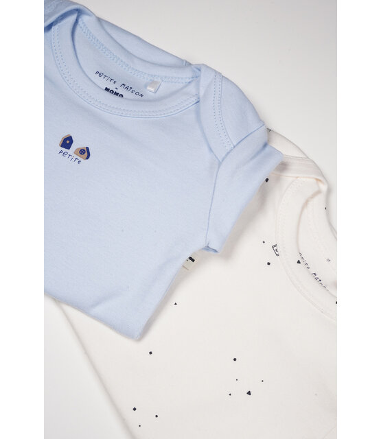 NONO Petite Maison Shion 2-pack Body romper met lange mouw