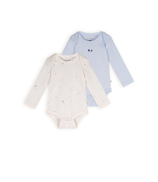 NONO Petite Maison Shion 2-pack Body romper met lange mouw