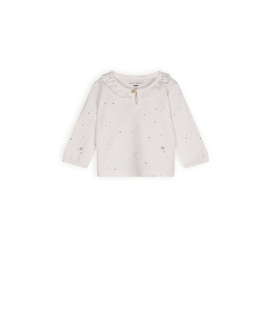NONO Petite Maison Kaya t-shirt met lange mouwen en ruches bij de hals NONO Petite Maison Kaya t-shirt met lange mouwen en ruches bij de hals