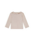 NONO Petite Maison Kaya t-shirt met lange mouwen en ruches bij de hals NONO Petite Maison Kaya t-shirt met lange mouwen en ruches bij de hals