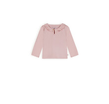 NONO Petite Maison Kaya t-shirt met lange mouwen en ruches bij de hals