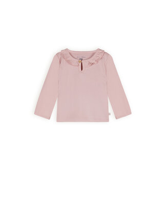 NONO Petite Maison Kaya t-shirt met lange mouwen en ruches bij de hals