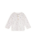 NONO Petite Maison Ko t-shirt Longsleeve met knoopsluiting