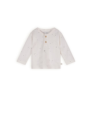 NONO Petite Maison Ko t-shirt Longsleeve met knoopsluiting