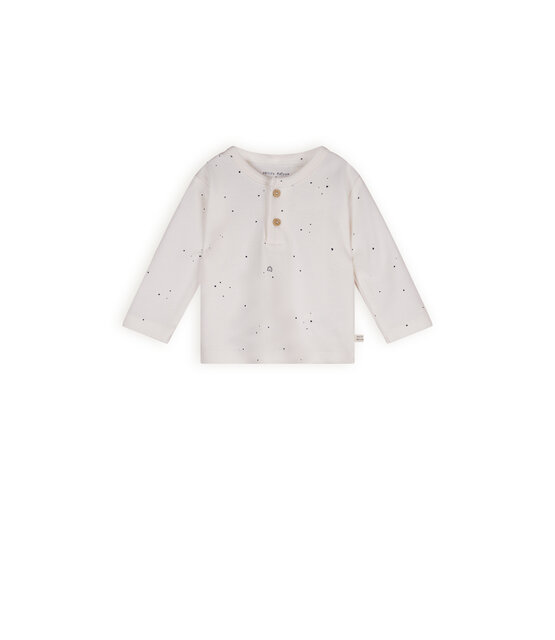 NONO Petite Maison Ko t-shirt Longsleeve met knoopsluiting