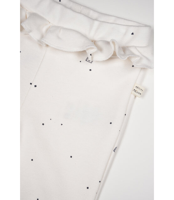 NONO Petite Maison Skyler broek met ruches detail in de taille