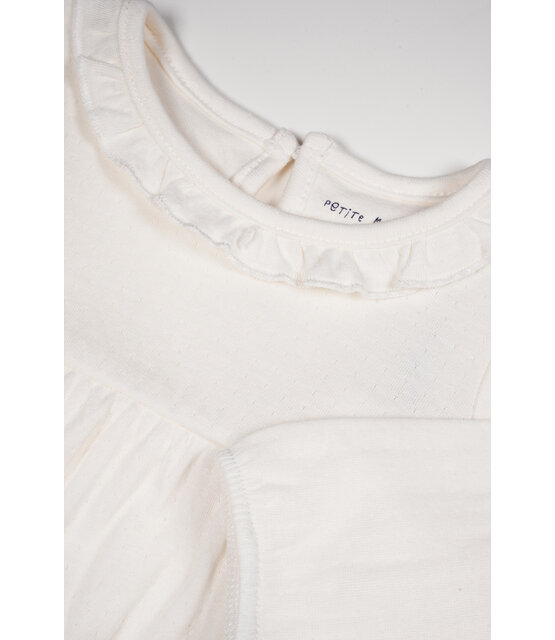 NONO Petite Maison Max jurk met ruches detail bij de hals