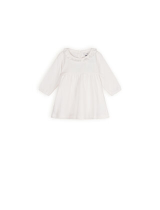 NONO Petite Maison Max jurk met ruches detail bij de hals