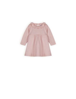 NONO Petite Maison Max jurk met ruches detail bij de hals