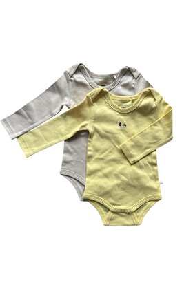 NONO Petite Maison Unisex 2-pack romper lange mouw