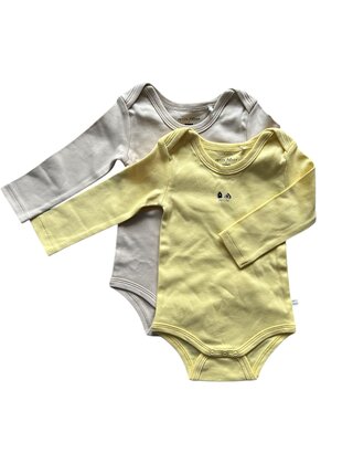 NONO Petite Maison Unisex 2-pack romper lange mouw