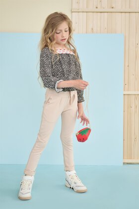 NONO Meisjes Broek Snooze