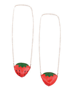 NONO Meisjes Tas Strawberry