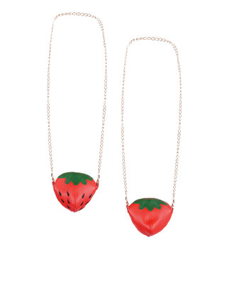 NONO Meisjes Tas Strawberry