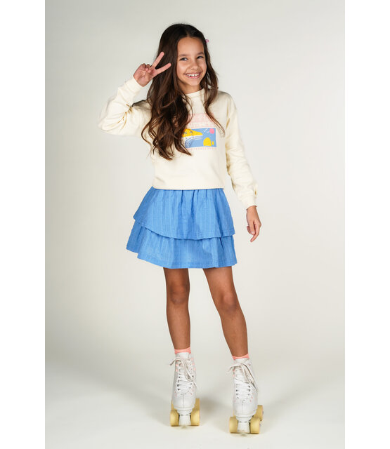 Moodstreet Meisjes Swater SKY