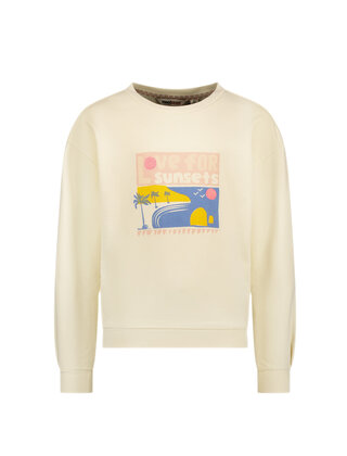 Moodstreet Meisjes Swater SKY