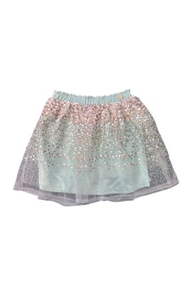 Le Chic Meisjes Rok TEDDIES Mint groen