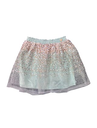 Le Chic Meisjes Rok TEDDIES Mint groen