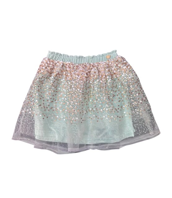 Le Chic Meisjes Rok TEDDIES Mint groen