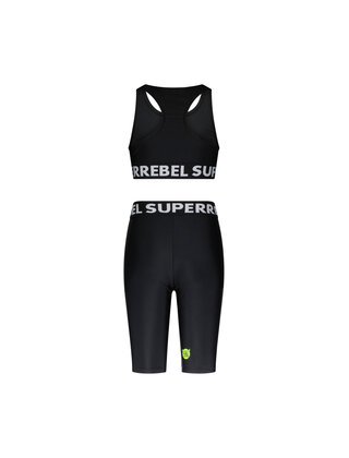 SuperRebel Meisjes Top & Short Sand