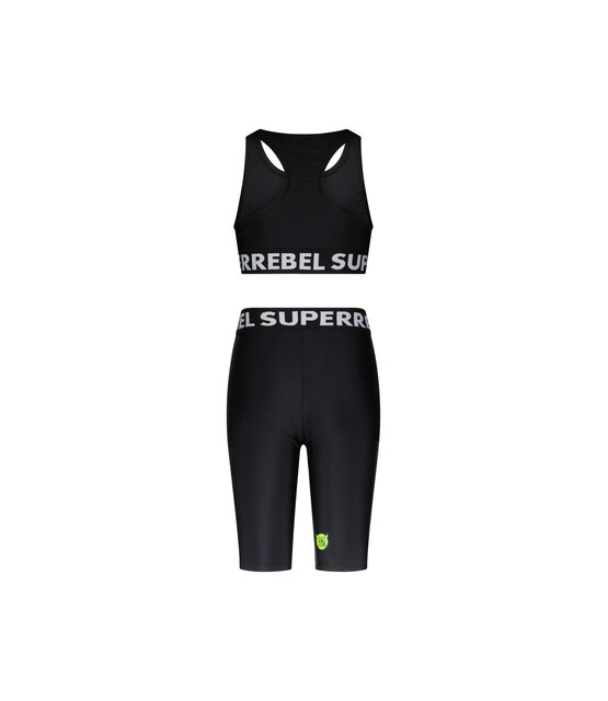 SuperRebel Meisjes Top & Short Sand