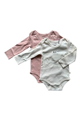 NONO Petite Maison Meisjes 2-pack romper lange mouw