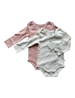 NONO Petite Maison Meisjes 2-pack romper lange mouw