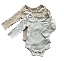 NONO Petite Maison Unisex 2-pack romper lange mouw
