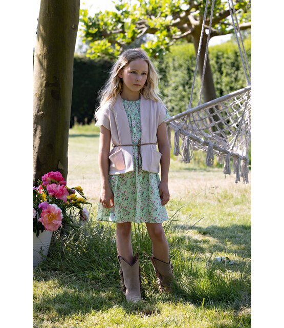 NONO Meisjes Vest sluiting knoop