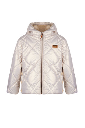 NONO Meisjes Winterjas Button