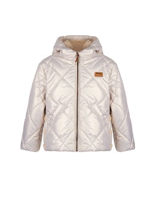 NONO Meisjes Winterjas Button