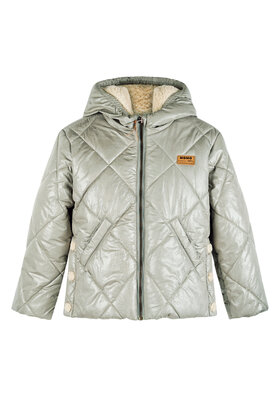 NONO Meisjes Winterjas Button