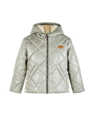NONO Meisjes Winterjas Button
