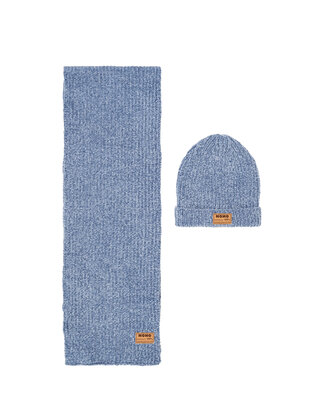 NONO Meisjes Muts & Sjaal Rana