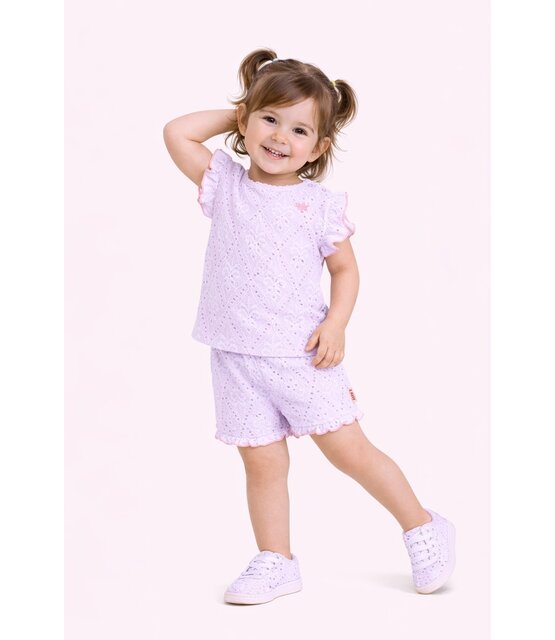 B Nosy Meisjes Mini Short & T-Shirt Pixy