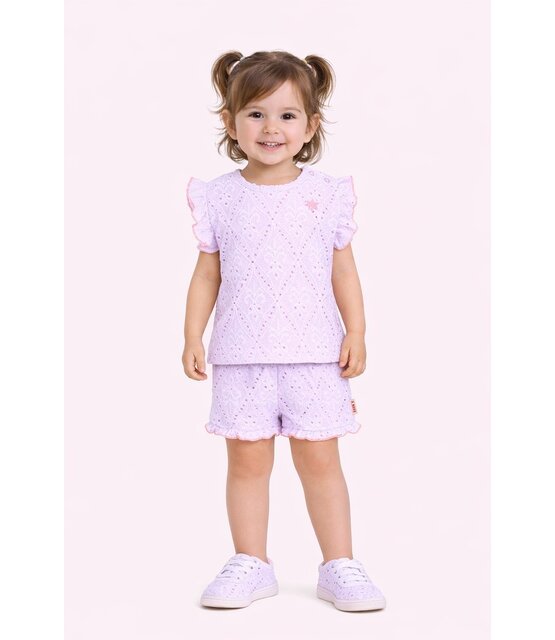 B Nosy Meisjes Mini Short & T-Shirt Pixy