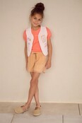 NONO Meisjes Gilet Kadi