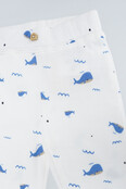 NONO Petite Maison Jongens Broek Sky Jersey