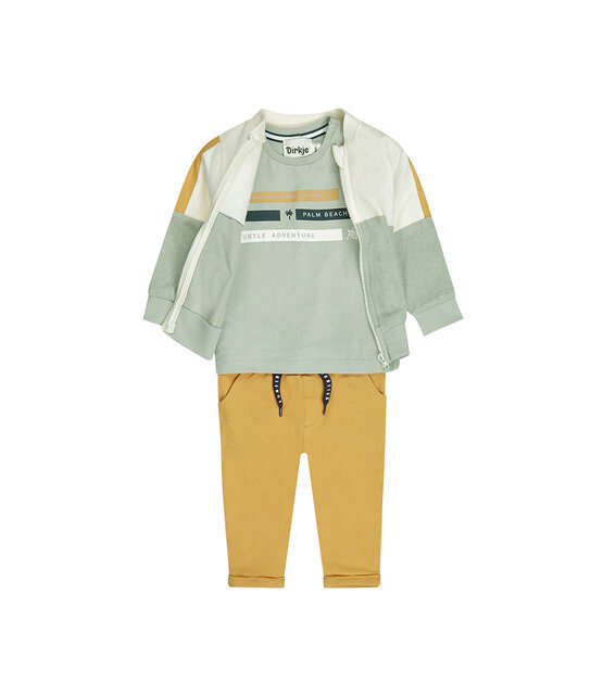 Dirkje Jongens Vest, T-Shirt & Broek