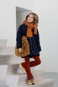 NONO Meisjes Baggy Winterjas
