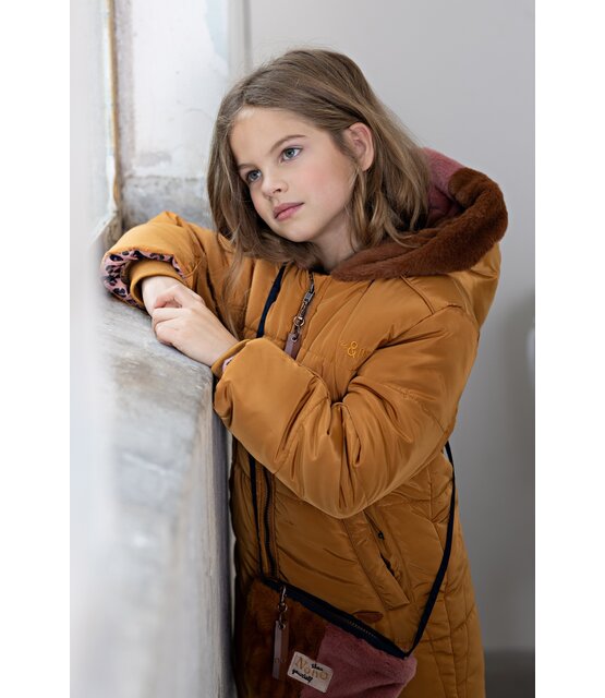 NONO Meisjes Baggy Winterjas