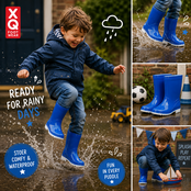 XQ KIDS RAIN BOOTS PLAIN