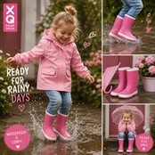 XQ KIDS RUBBER RAIN BOOTS