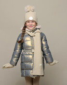 Le Chic Meisjes Rosa Muts & Sjaal