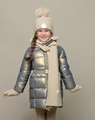 Le Chic Meisjes Rosa Muts & Sjaal  - Copy
